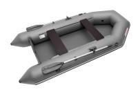 Лодка ПВХ Roger Standard 2800 с привальный брусом (серая)