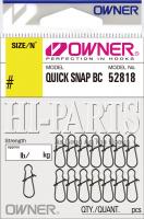 Застёжка силовая Owner Quick Snap BC №0 9.6кг/15шт