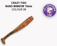 Силиконовая приманка Crazy Fish Nano Minnow 2.8" 53-70-9-7