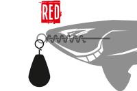 Быстросъёмное грузило X Sinker's Red 15gr (3шт)