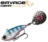 Тейл-спиннер Savage Gear Fat Tail Spin 8cm 24gr Blue Silver Pink