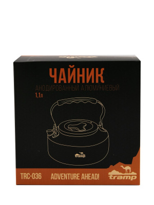 Чайник туристический Tramp из анодированного алюминия 1.1 л TRC-036
