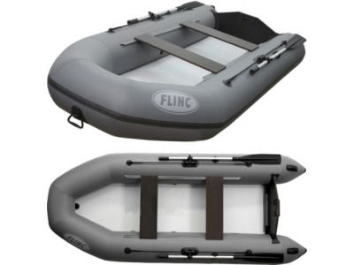 Моторно-гребная лодка Flinc FT290LA AirDeck (серый) модель 2025 г