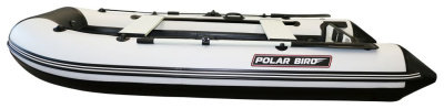 Лодка Polar Bird 340М (Лайт) Стеклокомпозит (Серо-белый)