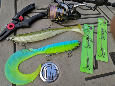 Стингер для приманок Волжские джиги 23-27см крючок 2/0 30кг