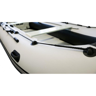 Лодка Polar Bird 340М New Merlin Стеклокомпозит (черно-белый)