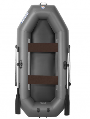 Лодка гребная под мотор Лоцман Стандарт 260 (серый)