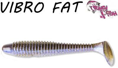Силиконовая приманка Crazy Fish Vibro Fat 5.8" цвет 3d