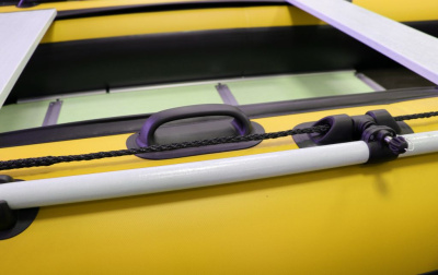 Лодка Polar Bird 340М (Лайт) Стеклокомпозит (Чёрно-желтый)