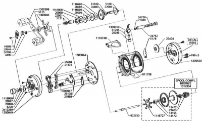Катушка мультипликаторная Abu Garcia Ambassadeur 5601C4 LH