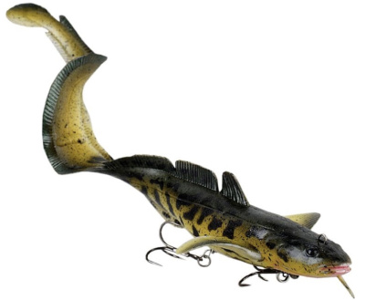 Силиконовая приманка Savage Gear 3D Burbot Shallow 25cm 70gr SS Burbot