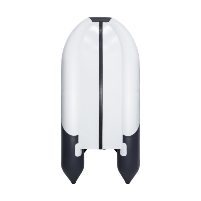 Лодка ПВХ Ривьера Компакт 3400 СК "Комби" светло-серый/черный