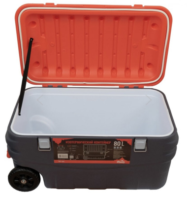 Изотермический Контейнер Tramp на 80 литров  с колесиками TRP-061