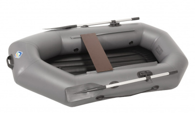 Лодка гребная Лоцман Стандарт 220 ВНД (серый)