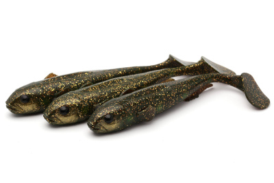 Силиконовая приманка Savage Gear LB 3D Goby Shad 20cm 60gr Motor Oil Goby UV/ 2 штуки