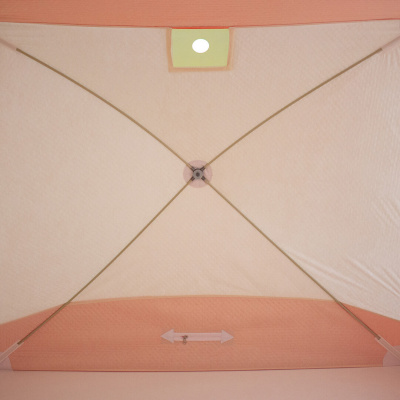 Зимняя палатка Медведь Куб 4 Люкс (2.3*2.3/2.0m) утеплённая (3-сл)