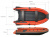 Надувная лодка ПВХ Риф Скат Тритон 370 НДF (фальшборт, пластиковый транец, НДНД)