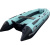 Лодка ПВХ ORCA 305НД (бирюзово - серый)