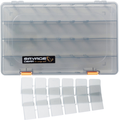 Коробка Savage Gear Lurebox 6B Smoke 36x22.5x5cm Арт.76778