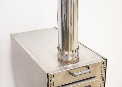 Печь Берег для палатки "Atomstove" Средняя New  (труба - 80мм)