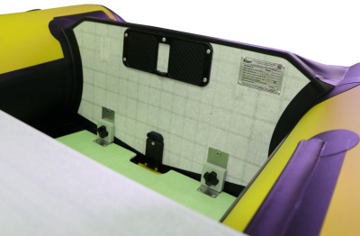 Лодка Polar Bird 320М (Лайт) Стеклокомпозит (Чёрно-желтый)