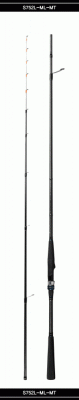 Спиннинг JS Company Charm Air Tenya S752L-ML-MT Titanium 2.26m 5-30gr