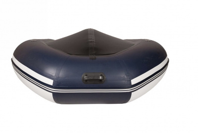 Лодка моторная килевая Лоцман М-350 Премиум (бело-синий)