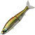 Воблер Daiwa Gan Craft AJ Jointed Claw 178S Golden Gigo