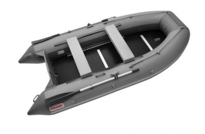 Лодка ПВХ Roger Hunter 3200 Киль (серый-графит)