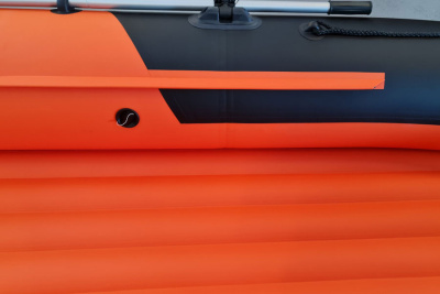 Лодка Grouper GR 350 НДНД (оранжево - черный ) модель 2025 г