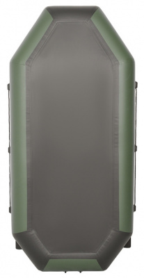 Лодка гребная под мотор Sharks S250 Люкс зелено/чёрный (пол-книжка)