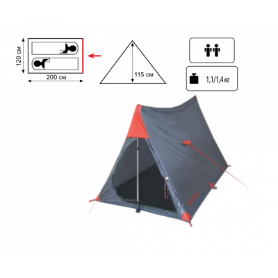 Палатка Экспедиционная Tramp Sputnik 2 (V2)