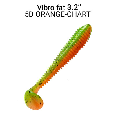 Силиконовая приманка Crazy Fish Vibro Fat 3.2" 73-80-5d-6