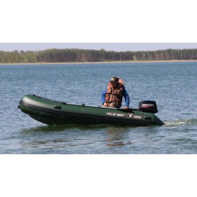 Лодка Polar Bird 385M Merlin НДНД Стеклокомпозит (зелёный)
