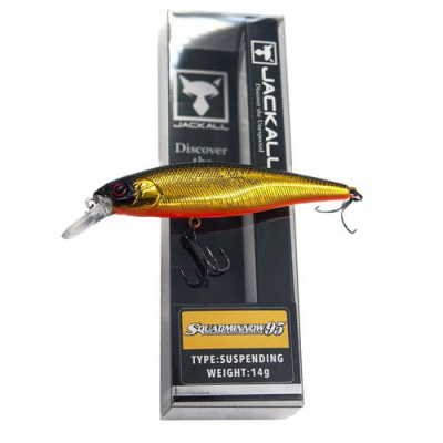 Воблер Jackall Squad Minnow 95 hl gold&black