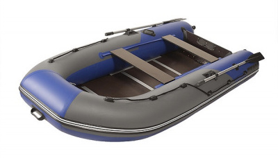 Лодка моторная килевая Пилот М-360 (серо-синий)