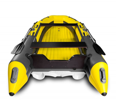 Надувная лодка ПВХ Риф Скат Тритон 370S НД (надувное дно)