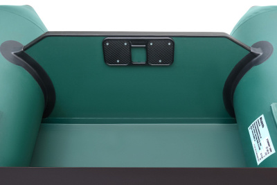 Лодка ПВХ Roger Standard 2800 с привальный брусом (зеленая)