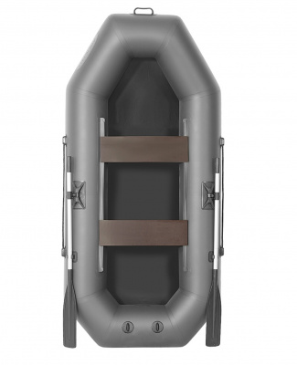 Лодка гребная под мотор Лоцман Стандарт 240 (серый)