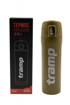 Термос питьевой Tramp 0,45 л хаки