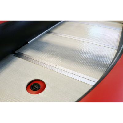 Лодка Polar Bird 340М New Merlin Стеклокомпозит (черно-красный)