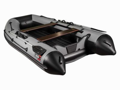 Надувная ПВХ лодка X-River Agent 360 НДНД (пиксель-черный , черная фурнитура)