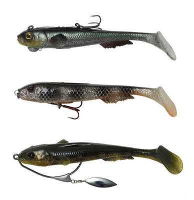 Силиконовая приманка Savage Gear LB 3D Goby Shad 23cm 96gr Dirty Goby/ 1 штука