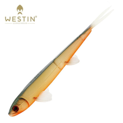 Слаг Westin TwinTeez Pelagic V-Tail 20cm 30g Hot Olive, 2 шт