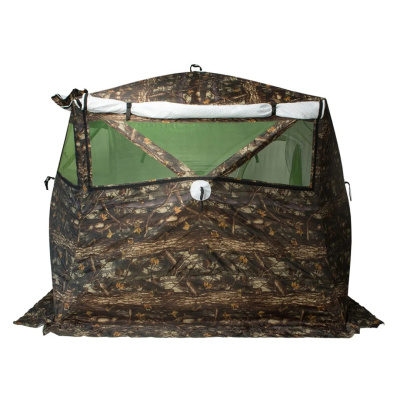 Всесезонная палатка Медведь Куб 4 Зима-Лето (2.3*2.3/2.0m) утеплённая (3-сл) + Пол