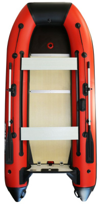 Лодка Polar Bird 340М (Лайт) Стеклокомпозит (Чёрно-красный)