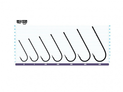 Крючок Owner Straight Worm №1 6шт.