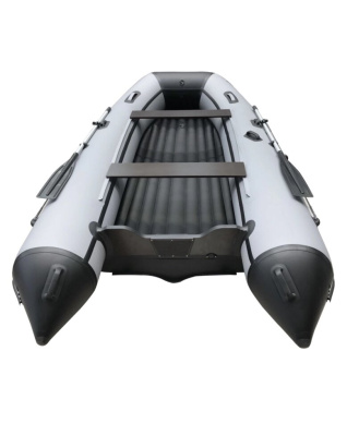Лодка ПВХ ORCA 285НД (серо - черный)