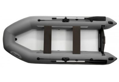 Моторно-гребная лодка Flinc FT320LA AirDeck (серый) модель 2025 г