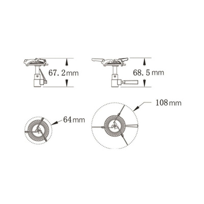 Tramp титановая горелка TRG-048